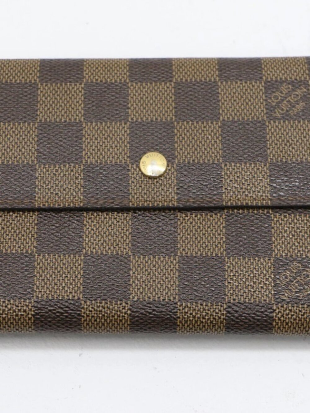 Louis Vuitton Damier Ebene Sarah Long Wallet